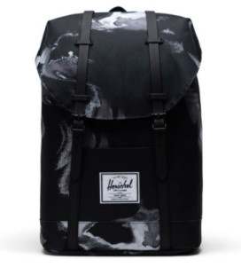 Herschel Retreat Dye Wash Black Backpack