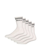 RVCA Union Sock III 5 Packs Mens