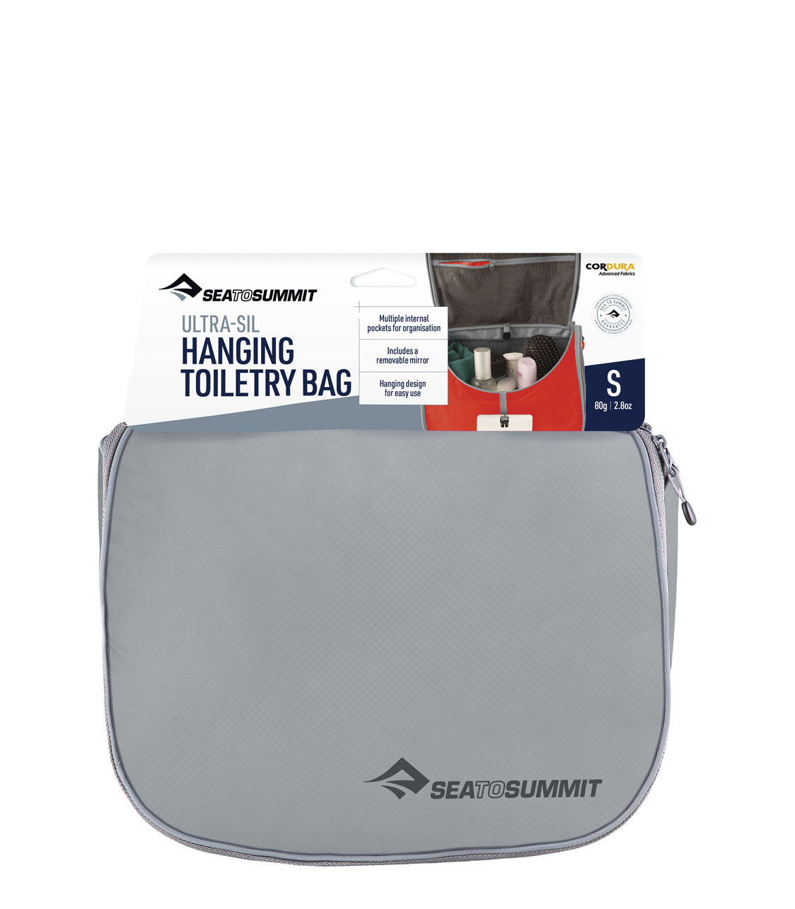 Ultra-Sil Hanging Toiletry Bag Small - High Rise Grey