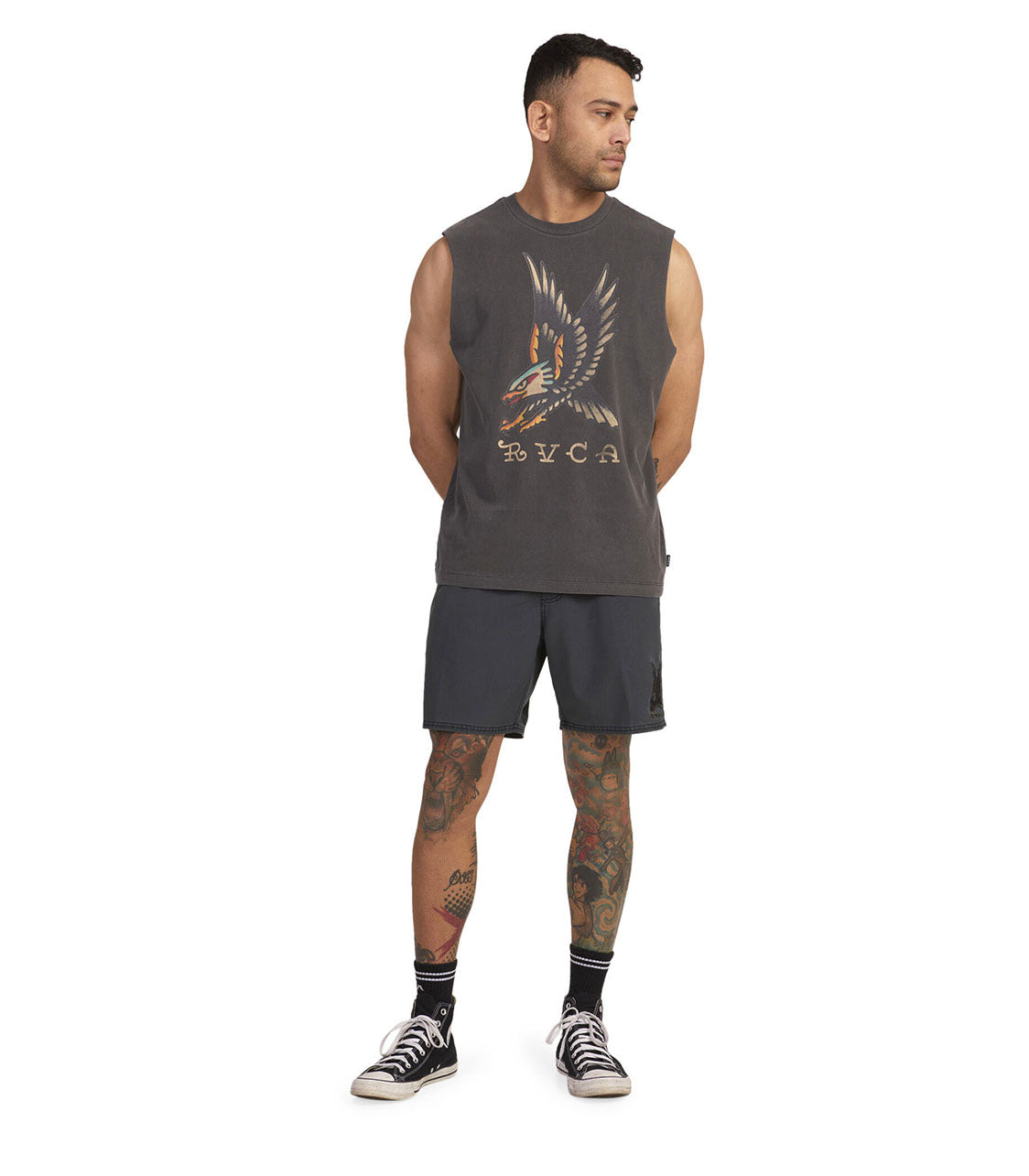 RVCA Krak Eagle Muscle Shirt