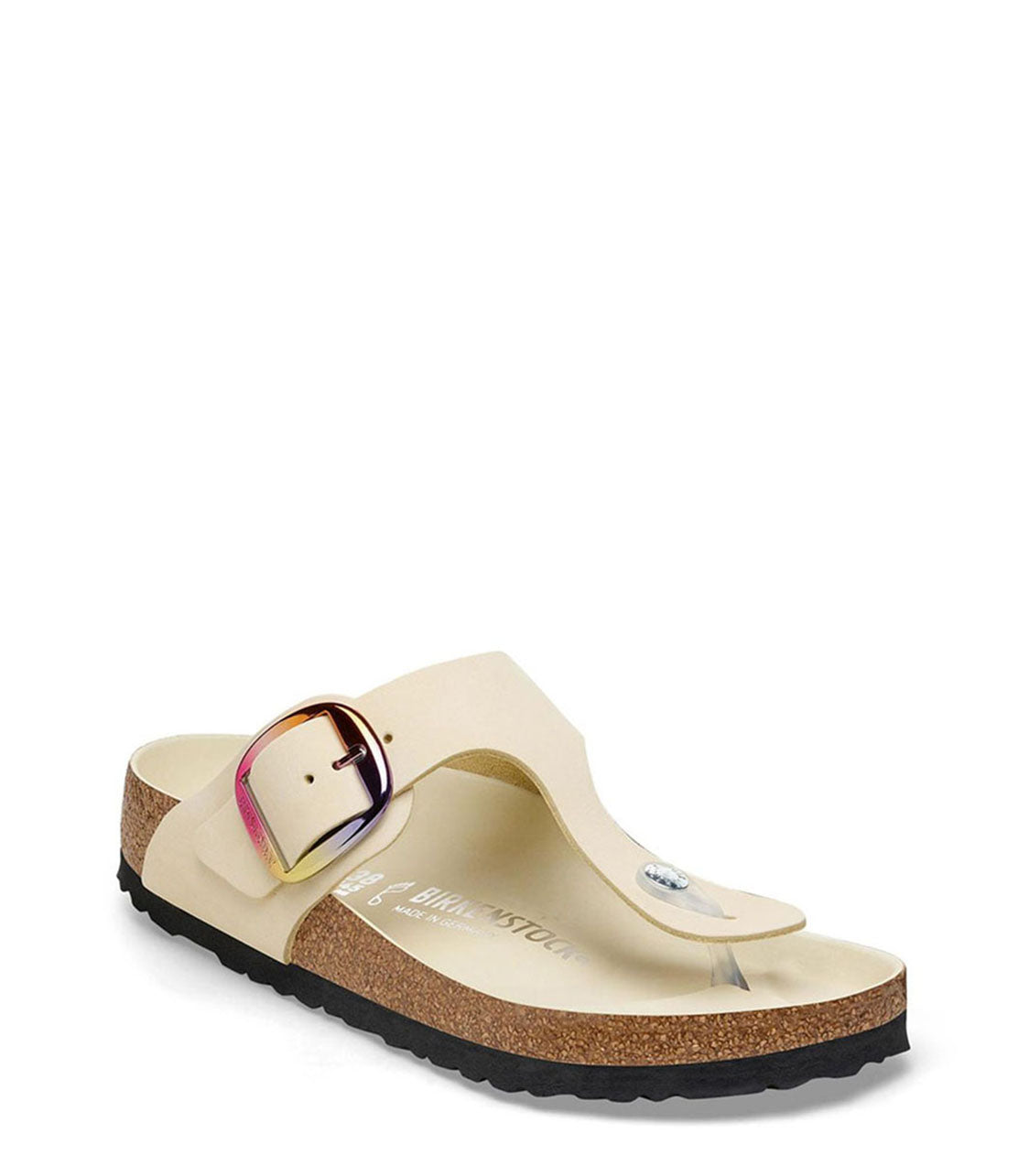 BIRKENSTOCK Gizeh Big Buckle Womens Ecru