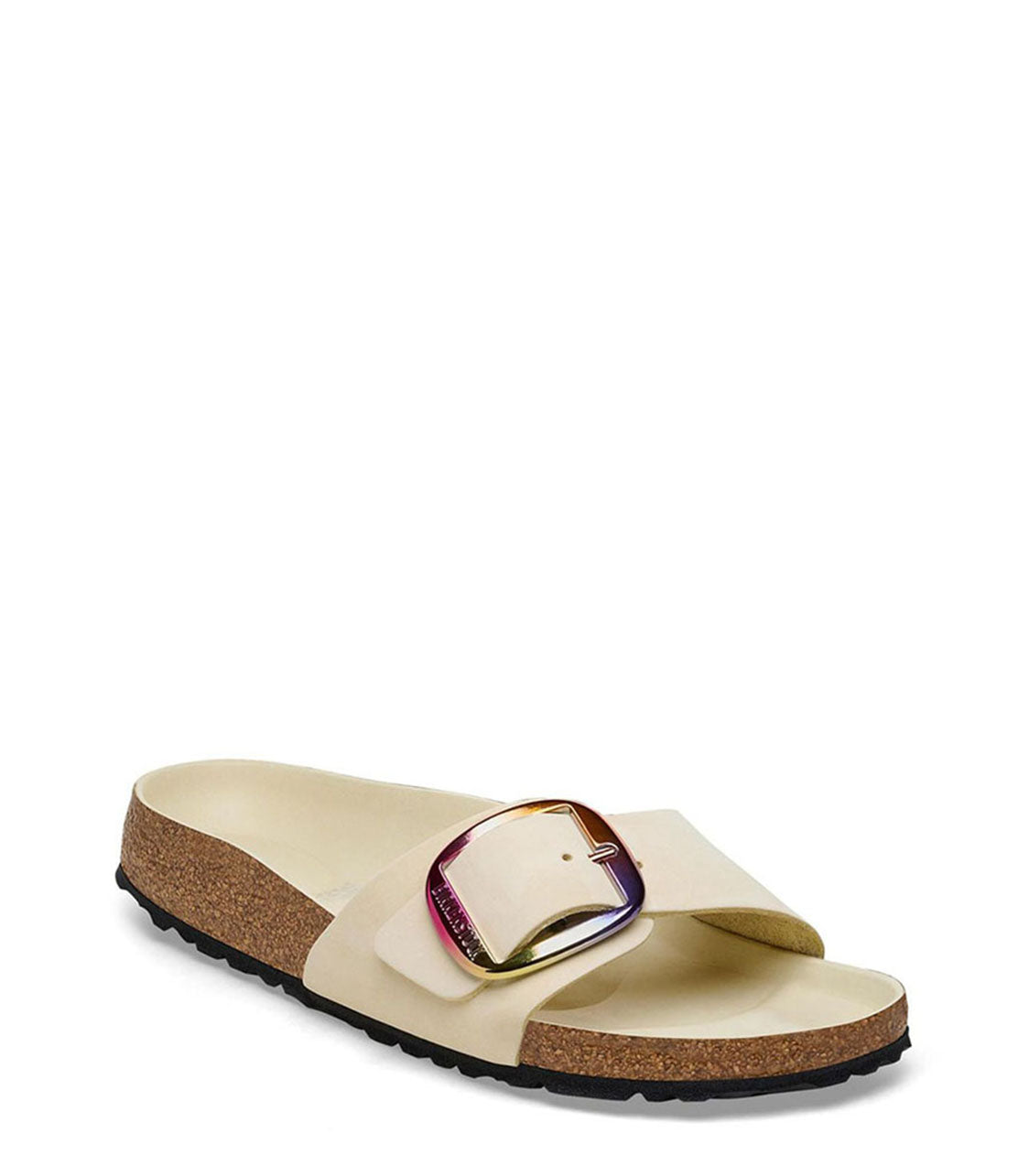 Madrid Big Buckle Womens Ecru