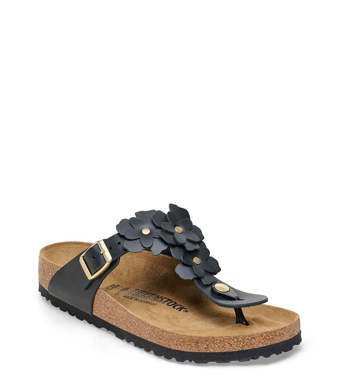 Gizeh Flower Embellishment Womens Black