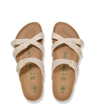 BIRKENSTOCK Franca Rivet Logo Womens Eggshell