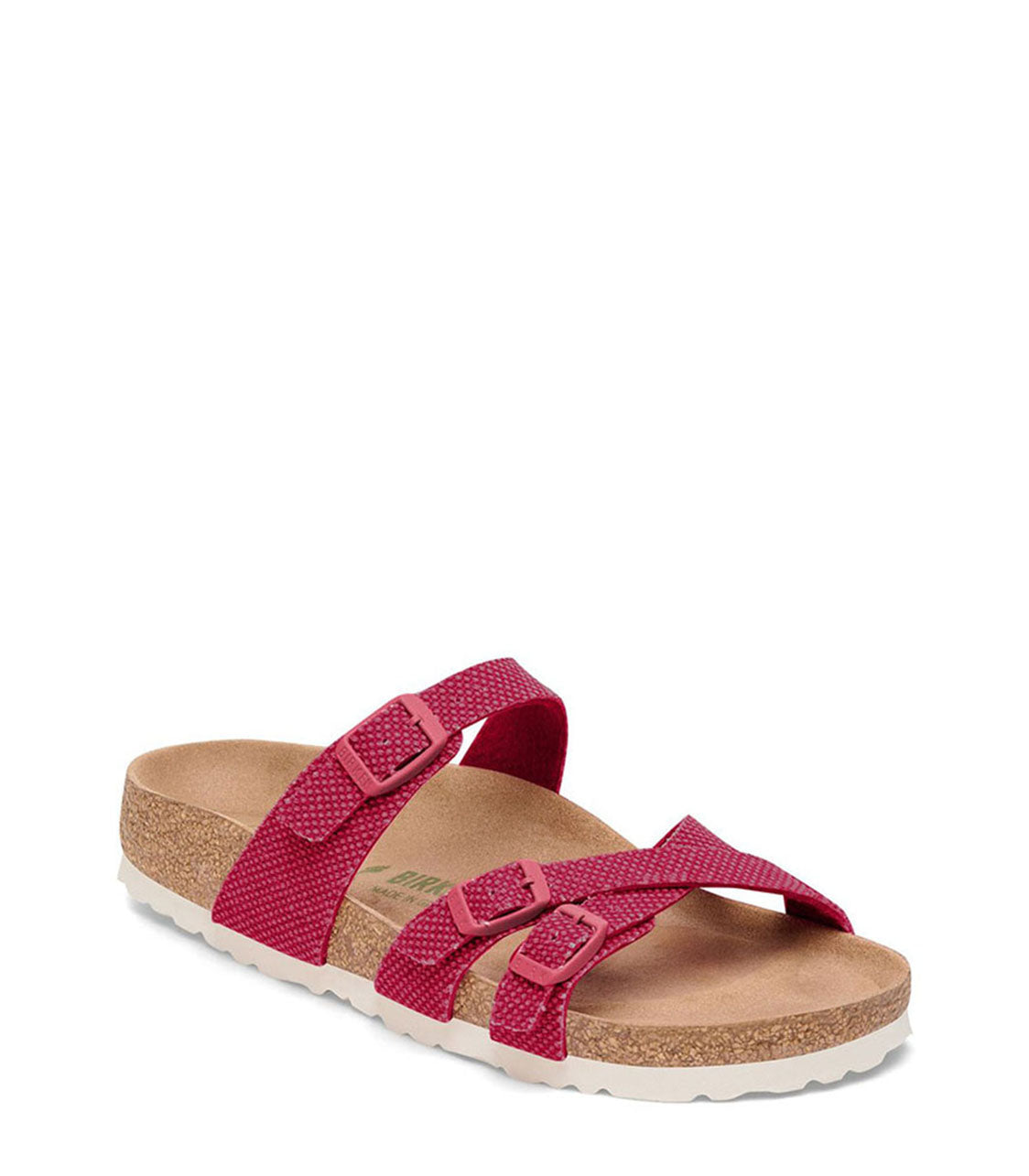 BIRKENSTOCK Franca Rivet Logo Womens Fuchsia Tulip