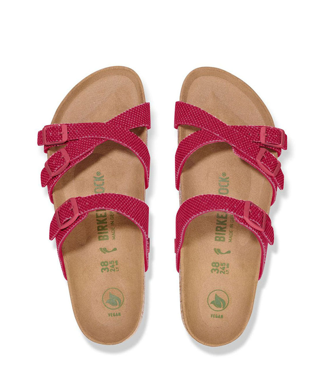 BIRKENSTOCK Franca Rivet Logo Womens Fuchsia Tulip