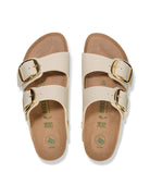 BIRKENSTOCK Arizona Big Buckle Rivet Logo Womens Eggshell