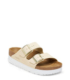 BIRKENSTOCK Arizona Flex Platform Womens Ecru