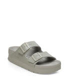 BIRKENSTOCK Arizona Pap Flex Platform Womens Mineral Gray