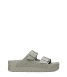 BIRKENSTOCK Arizona Pap Flex Platform Womens Mineral Gray