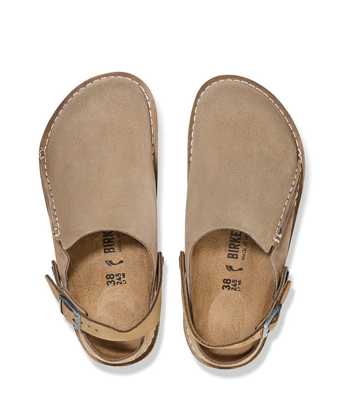 BIRKENSTOCK Lutry Mens Gray Taupe