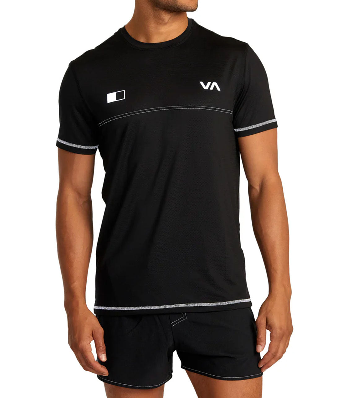 RVCA Runner Technical Short Sleeve Top Mens