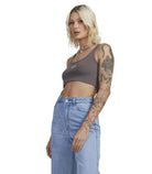 RVCA Old Rvca Cropped Tank Shirt