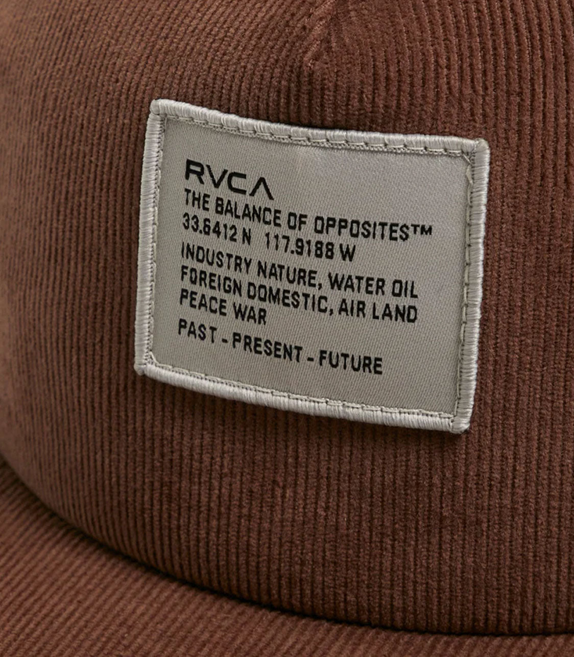 RVCA Escape Claspback Head Gear
