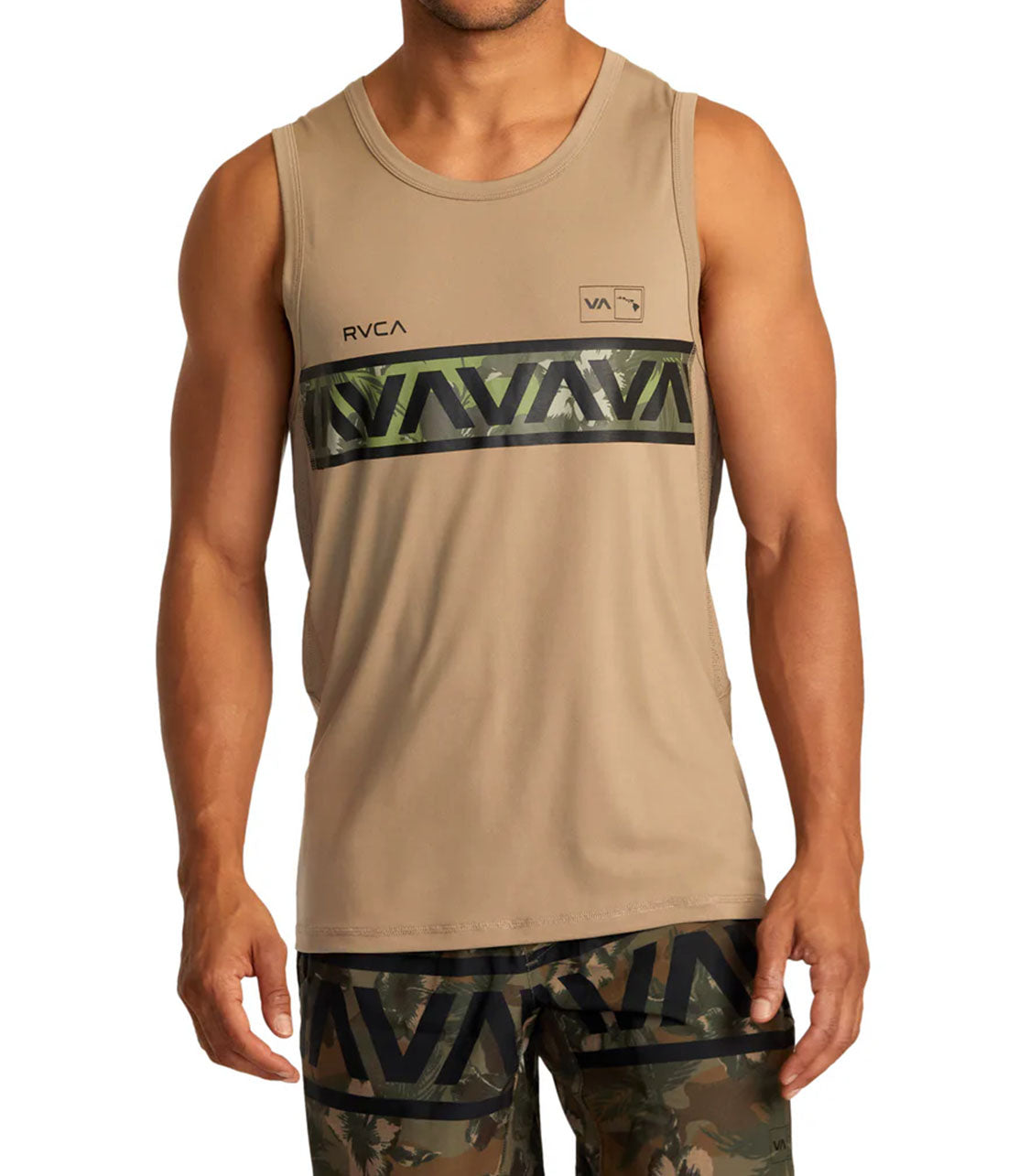 RVCA Hawaii Sport Vent Muscle Tank Mens