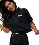 COLUMBIA SPORTSWEAR Cove Beach Woven Cropped Short Sleeves Shirt