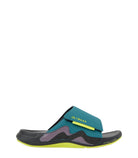 REEF Swell Cruiser Slide Sandals Ocean/Lime/Purple