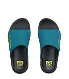 REEF Swell Cruiser Slide Sandals Ocean/Lime/Purple