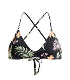 ROXY Pt Beach Classics Athletic Tri Bikini Top