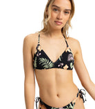 ROXY Pt Beach Classics Athletic Tri Bikini Top