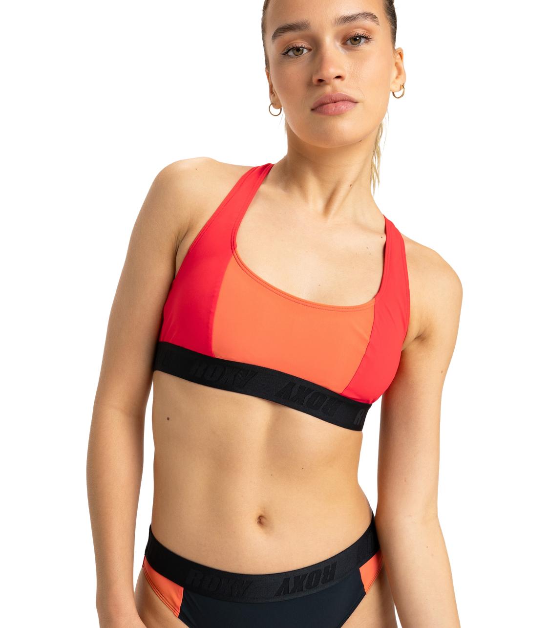 ROXY Roxy Active Colorblock Top Bikini