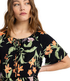 ROXY Tropical Tides Crinkle Mini Dress