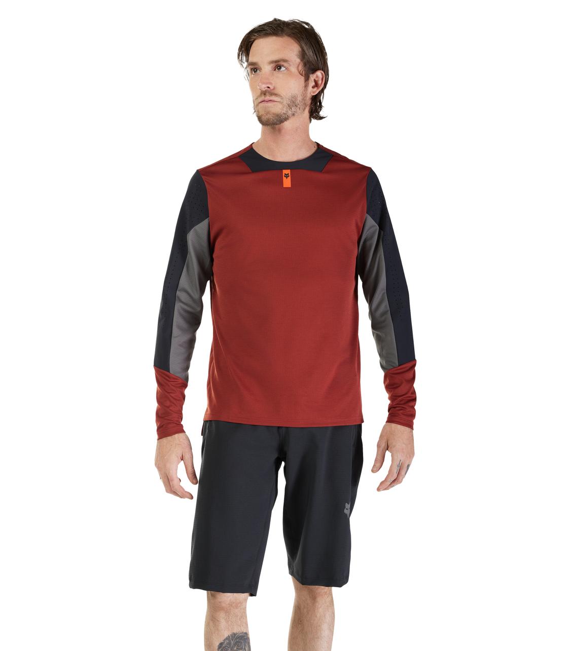 Defend Ls Jersey Mens Brown