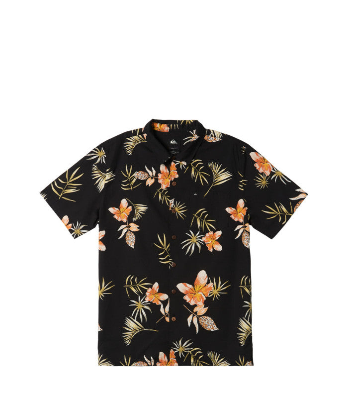 QUIKSILVER Tropical Floral Ss Mens Black