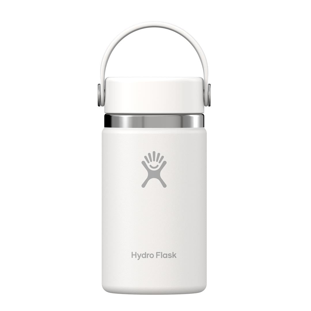 HYDRO FLASK HYDRO FLASK 12OZ WIDE FLEX CAP WHITE