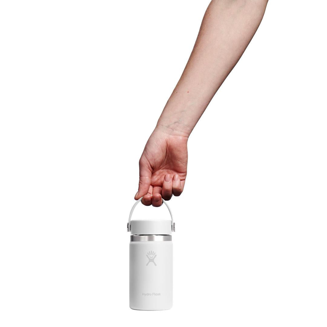 HYDRO FLASK HYDRO FLASK 12OZ WIDE FLEX CAP WHITE