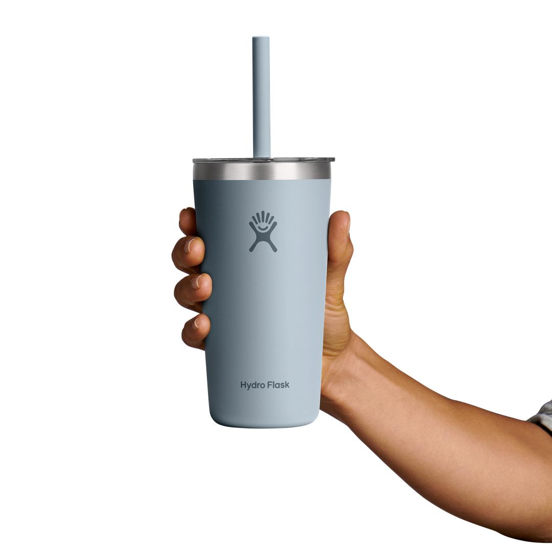 HYDRO FLASK HYDRO FLASK 20OZ TUMBLER CLEAR STRAW LID SHALE GRAY