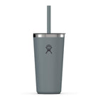 HYDRO FLASK HYDRO FLASK 20OZ TUMBLER CLEAR STRAW LID SHALE GRAY