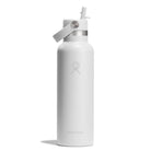 HYDRO FLASK HYDRO FLASK 21OZ STANDARD FLEX STRAW CAP WHITE