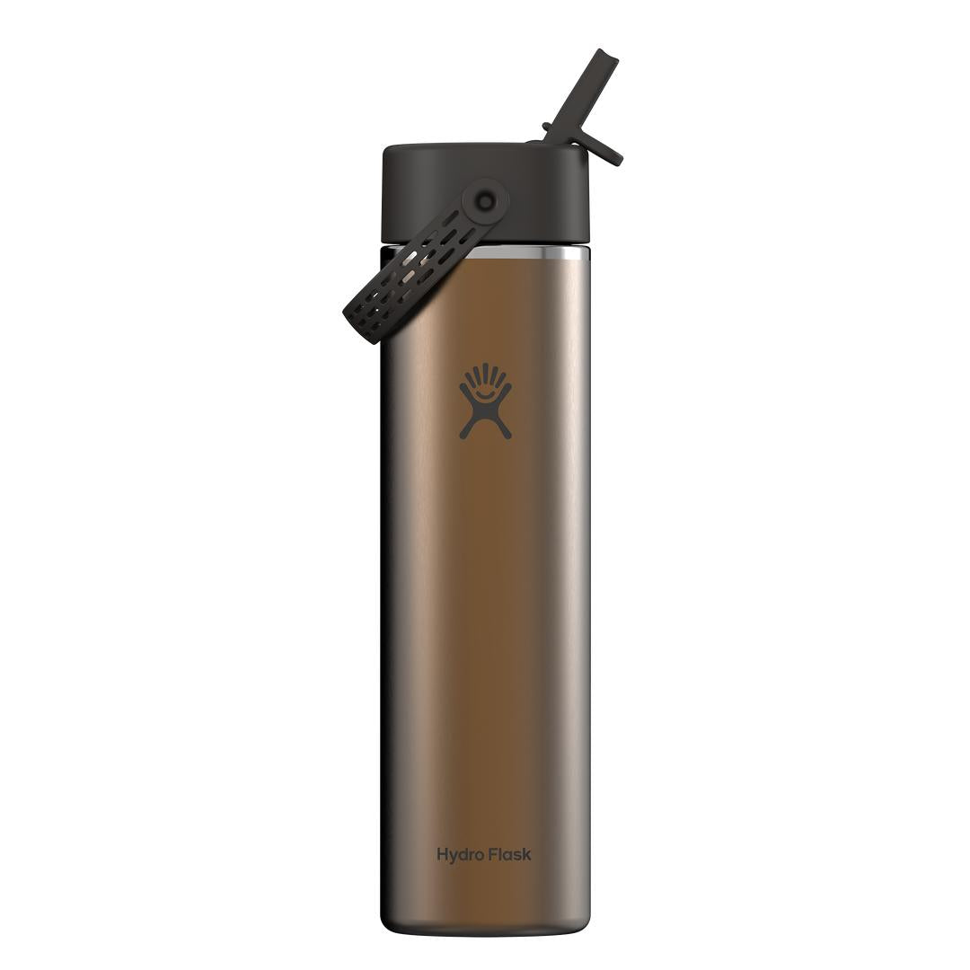 HYDRO FLASK HYDRO FLASK 24OZ LIGHT WIDE FLEX STRAW CAP OBSIDIAN