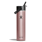 HYDRO FLASK HYDRO FLASK 24OZ LIGHT WIDE FLEX STRAW CAP QUARTZ