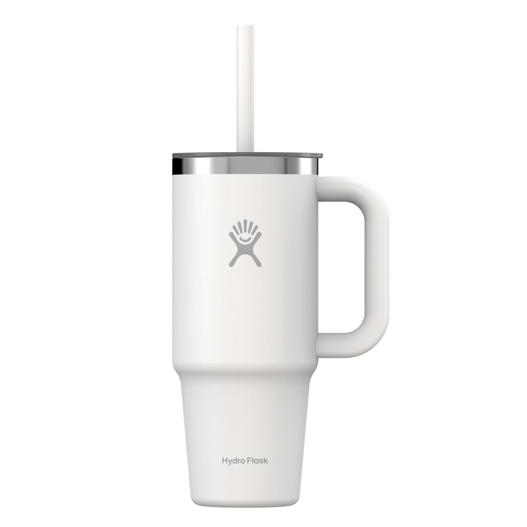 HYDRO FLASK HYDRO FLASK 24OZ TRAVEL TUMBLER CLEAR LID WHITE