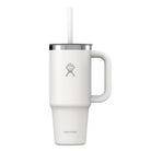 HYDRO FLASK HYDRO FLASK 24OZ TRAVEL TUMBLER CLEAR LID WHITE