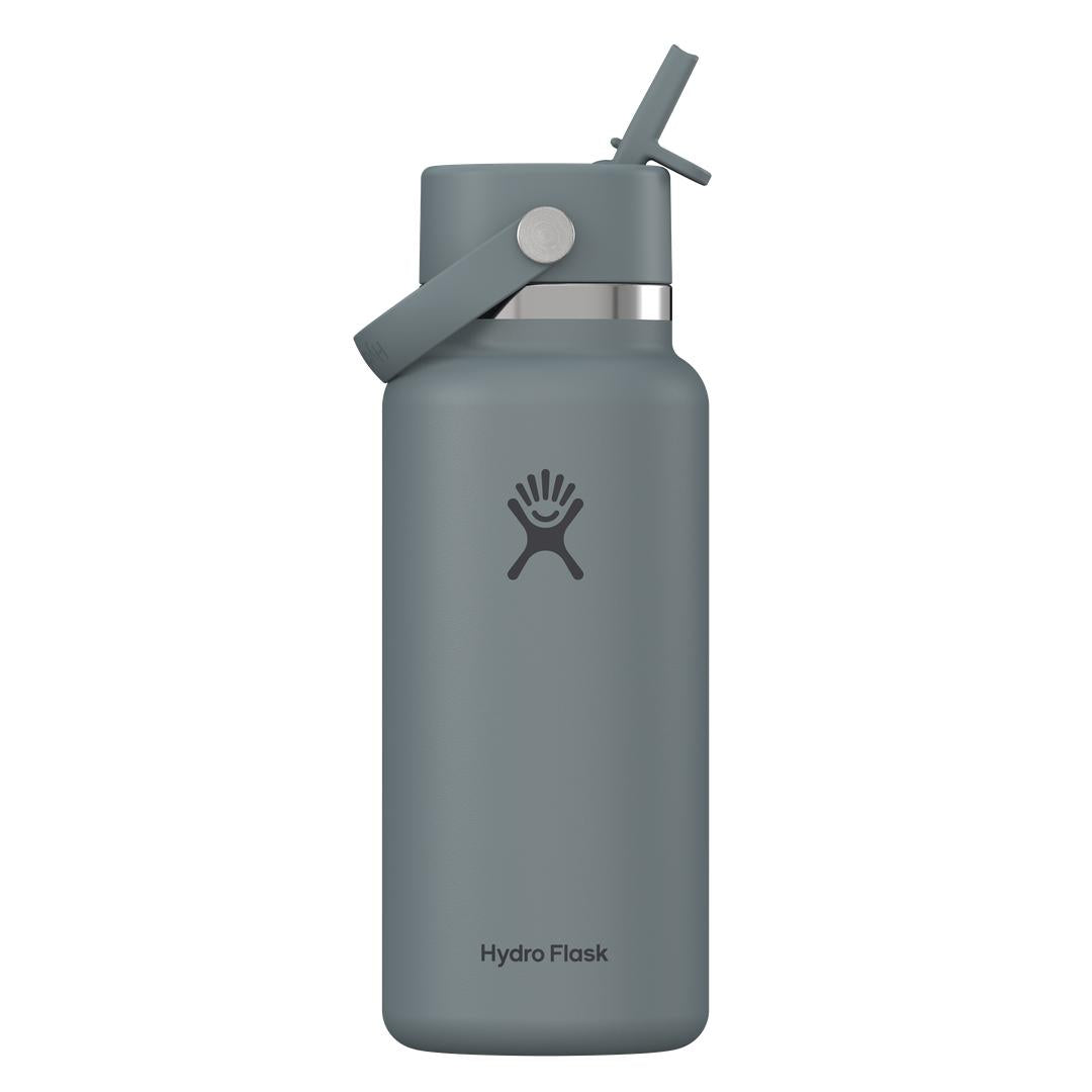 HYDRO FLASK 32OZ WIDE FLEX STRAW CAP SHALE GRAY