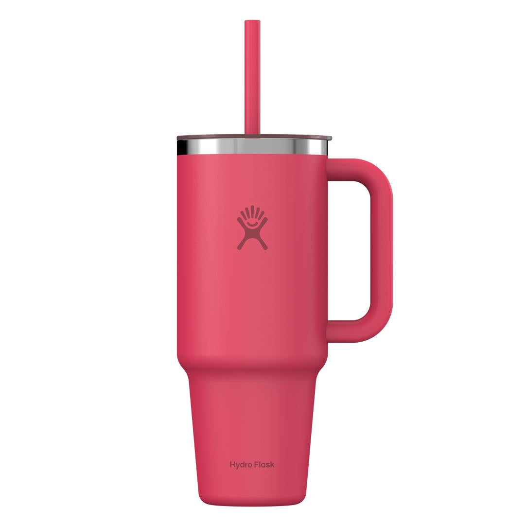HYDRO FLASK HYDRO FLASK 40OZ TRAVEL TUMBLER CLEAR LID POPSTAR PINK