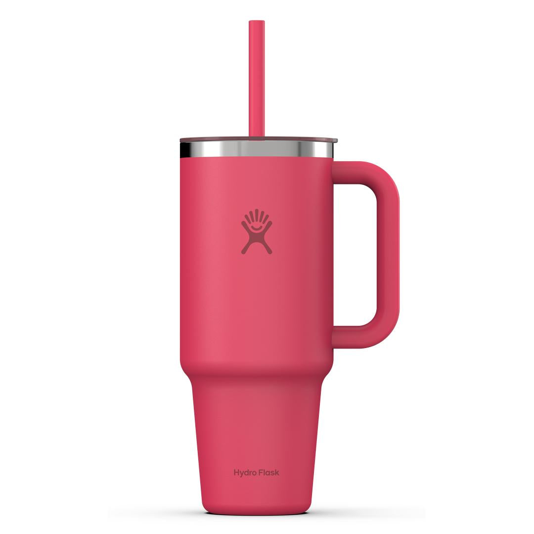 HYDRO FLASK HYDRO FLASK 40OZ TRAVEL TUMBLER CLEAR LID POPSTAR PINK