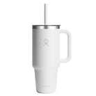 HYDRO FLASK HYDRO FLASK 40OZ TRAVEL TUMBLER CLEAR LID WHITE