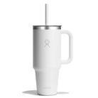 HYDRO FLASK HYDRO FLASK 40OZ TRAVEL TUMBLER CLEAR LID WHITE