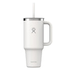 HYDRO FLASK HYDRO FLASK 40OZ TRAVEL TUMBLER CLEAR LID WHITE