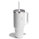 HYDRO FLASK HYDRO FLASK 40OZ TRAVEL TUMBLER CLEAR LID WHITE