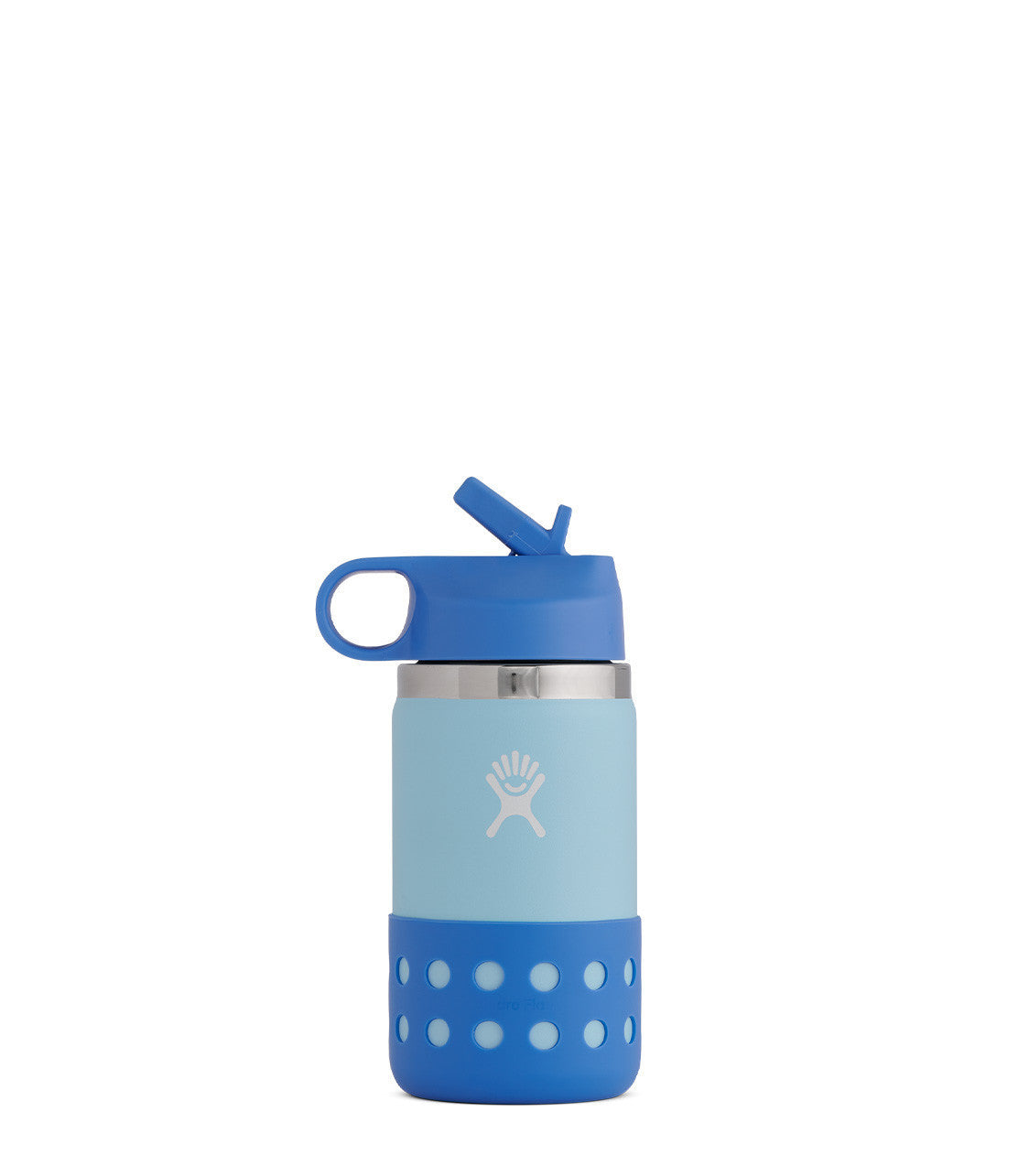 HYDRO FLASK 12 Oz Kids Wide Mouth Straw Lid Blue