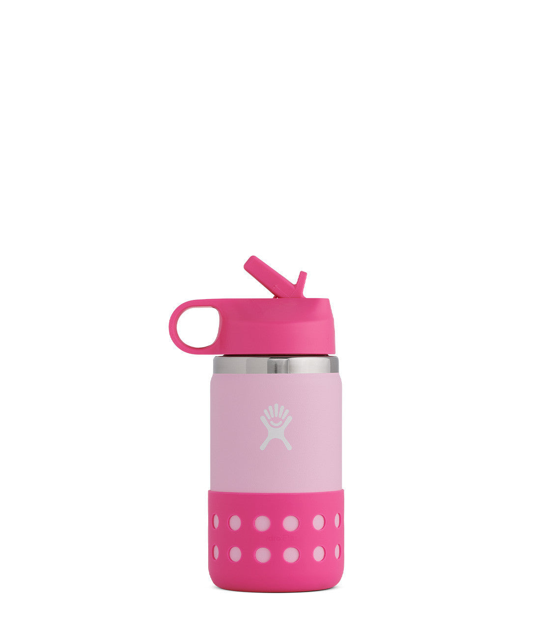 HYDRO FLASK 12 Oz Kids Wide Mouth Straw Lid Pink