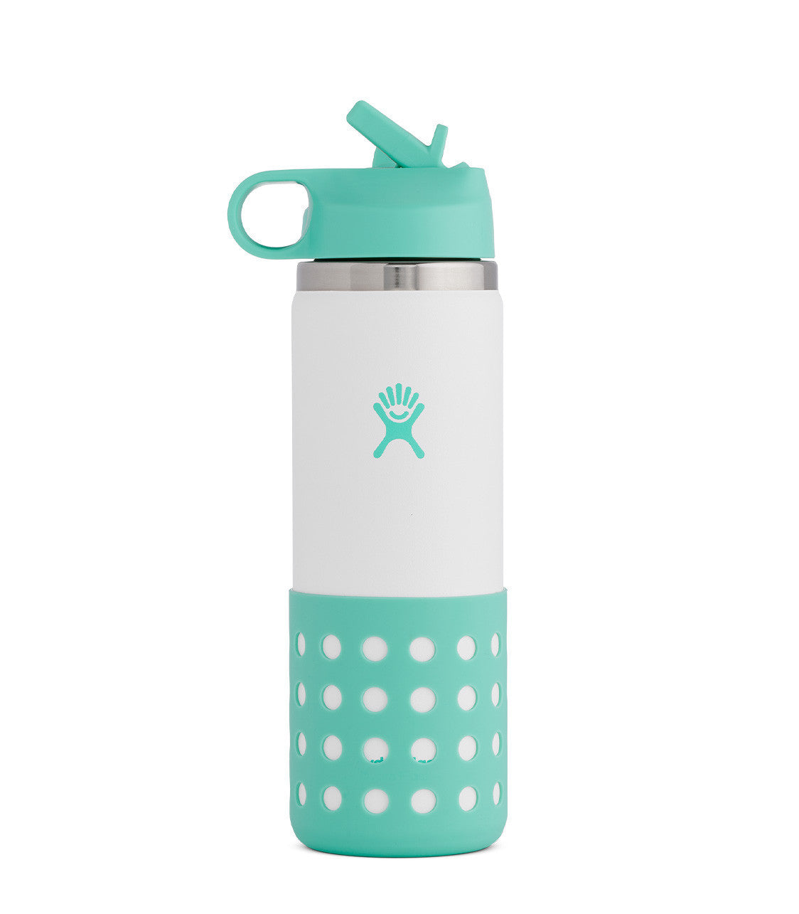 HYDRO FLASK 20 Oz Kids Wide Mouth Straw Lid Blue