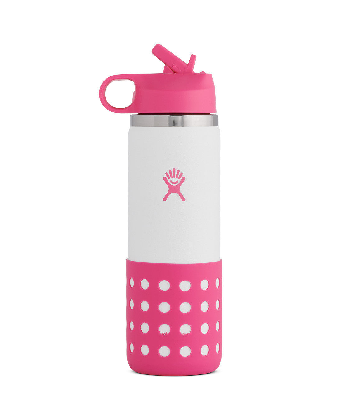 HYDRO FLASK 20 Oz Kids Wide Mouth Straw Lid Pink