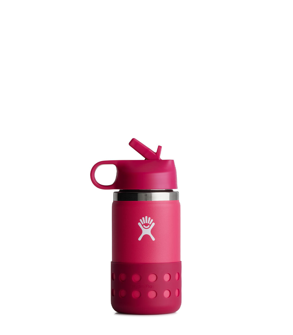 HYDRO FLASK 12 Oz Kids Wide Mouth Straw Lid And Boot Peony