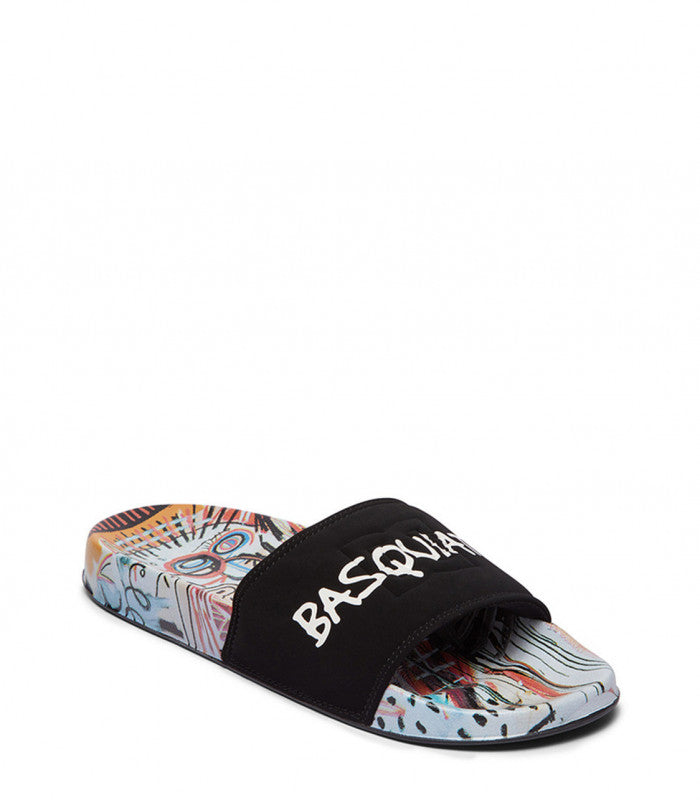 DC Basquiat Slides Mens Black